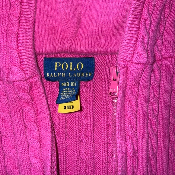 Polo by Ralph Lauren Bright Pink Knit Sweater - Picture 2 of 3